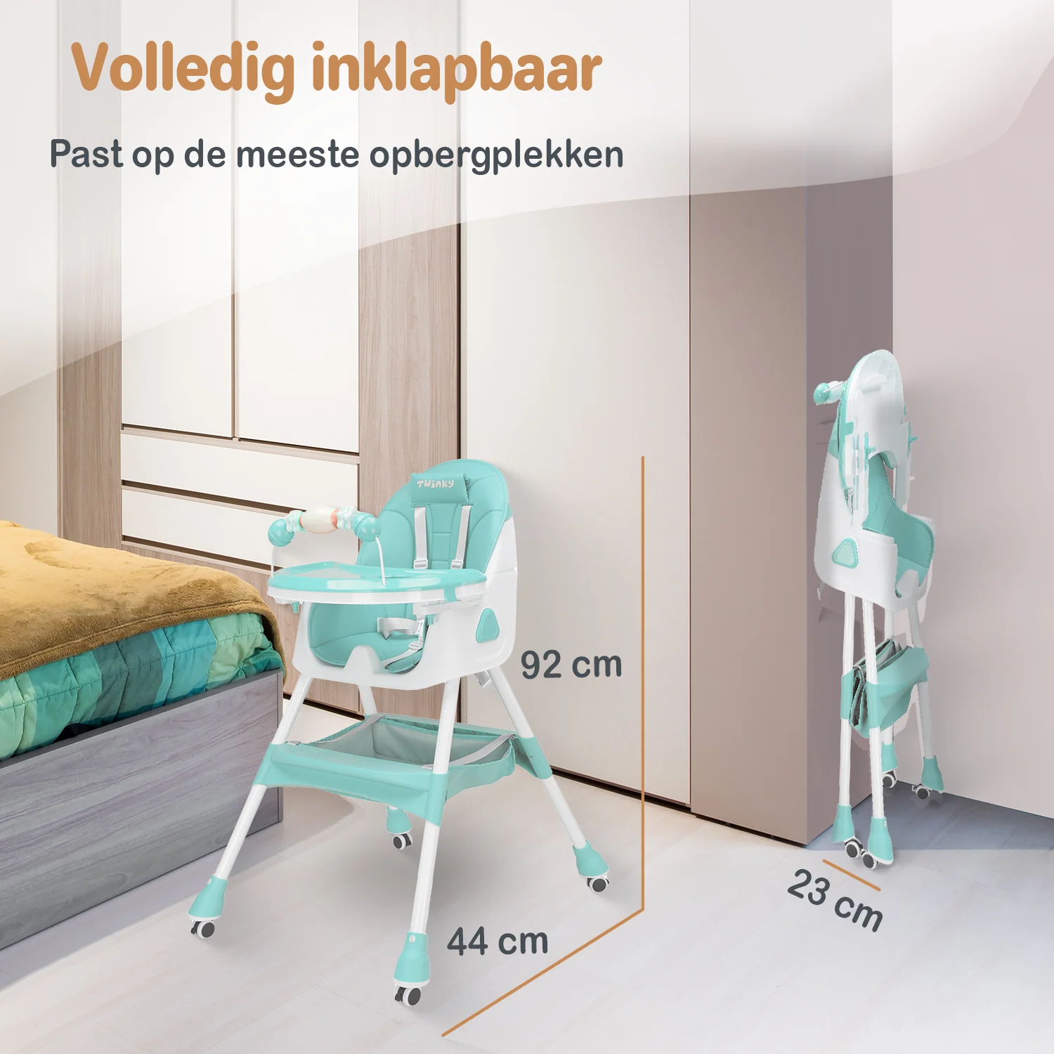 {UITVERKOCHT} Twinky® Kinderstoel MAXI - Blauw - Image 5