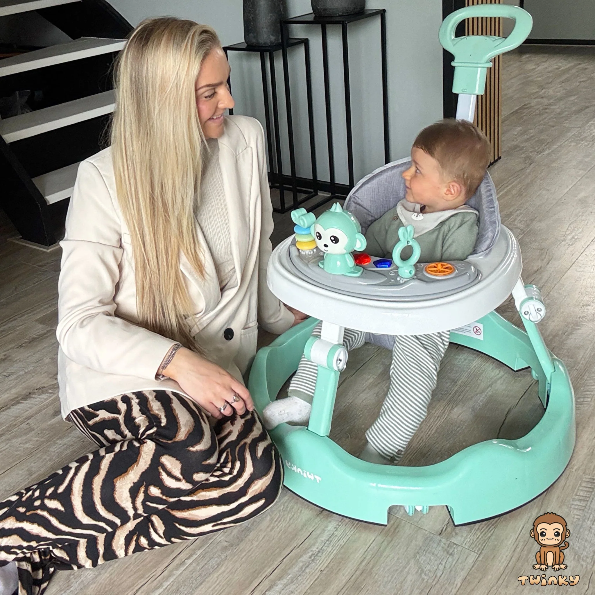 Twinky Babywalker - Loopstoel Roze - Image 7